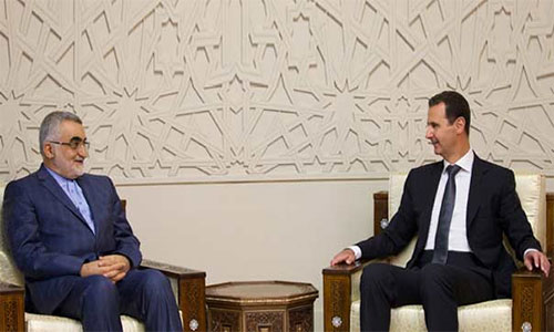 Presidente sirio recibe a un alto dirigente iraní Presidente sirio recibe a un alto dirigente iraní